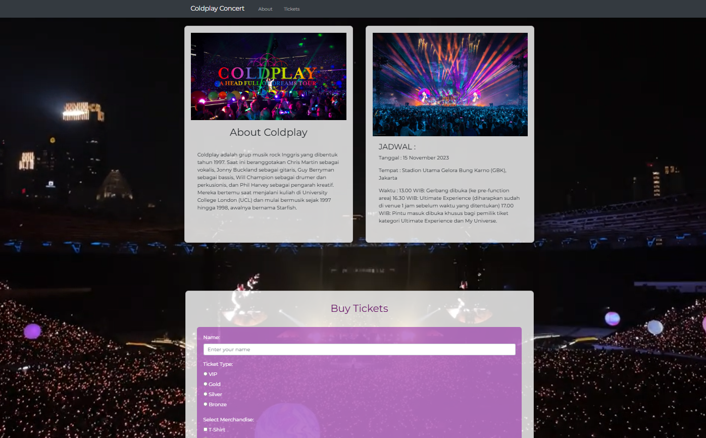 Website Pemesanan Tiket Online